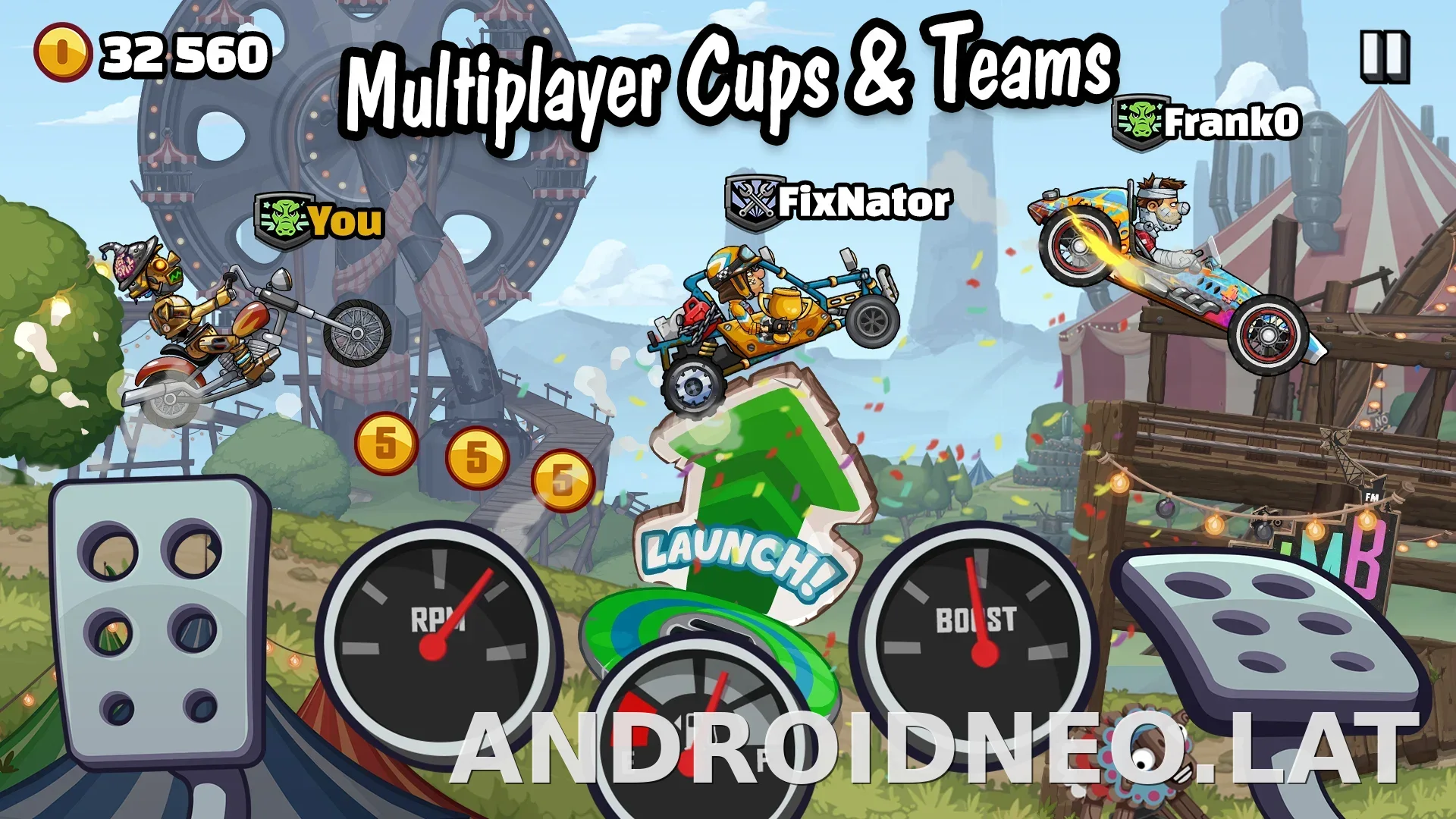 Hill Climb Racing 2 скриншот 3